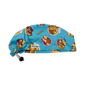 Character scrub cap (made with licensed Hercules fabric)