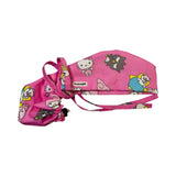 Character scrub cap (made with licensed Hello Kitty fabric)