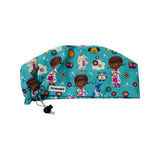 Character scrub cap ( made with licensed Doc McStuffins fabric)