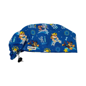 Character. scrub cap (made with licensed Paw Patrol fabric)