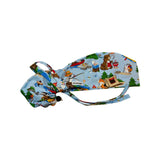 Camping forest animals scrub cap