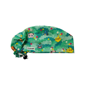 Character scrub cap (made with licensed Pokémon fabric)