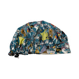 Character. scrub cap (made with licensed Nightmare Before Christmas fabric)