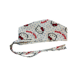 Character scrub cap (made with licensed Hello Kitty fabric)