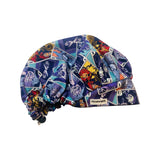 Character scrub cap (made with licensed Disney Villain fabric)