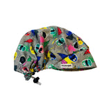 Character scrub cap (made with licensed power rangers fabric)