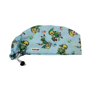 Character scrub cap (made with licensed zelda fabric)