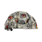 Character. scrub cap (made with licensed Nightmare Before Christmas fabric)