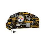 Pittsburgh Sports scrub cap (made with licensed Steelers fabric)