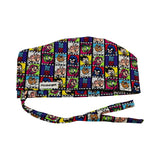 Character. scrub cap (made with licensed Teen Titans fabric)