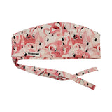 Pink. flamingos scrub cap