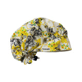 Queen bee honey comb floral scrub cap