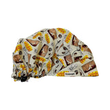 Character. scrub cap (made with licensed Seinfeld fabric)