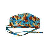 Character scrub cap (made with licensed Hercules  fabric)