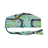 Character. scrub cap (made with licensed Disney Cars fabric)
