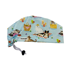 Cats. scrub cap