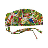 Character. scrub cap (made with licensed Ninja Turtle fabric)