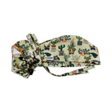 Gardening. gnomes on green scrub cap