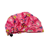 Character. scrub cap (made with licensed Lizzie McGuire fabric)