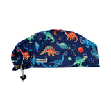 Dinos. in space scrub cap