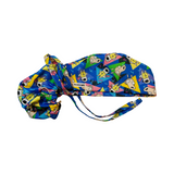 Character scrub cap (made with licensed Rockos modern life fabric)