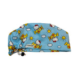 Character scrub cap (made with licensed Hello Kitty fabric)