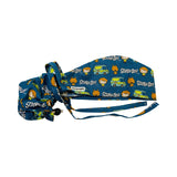 Character scrub cap (made with licensed Scooby-Doo fabric)