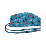 Character scrub cap (made with licensed Office fabric)