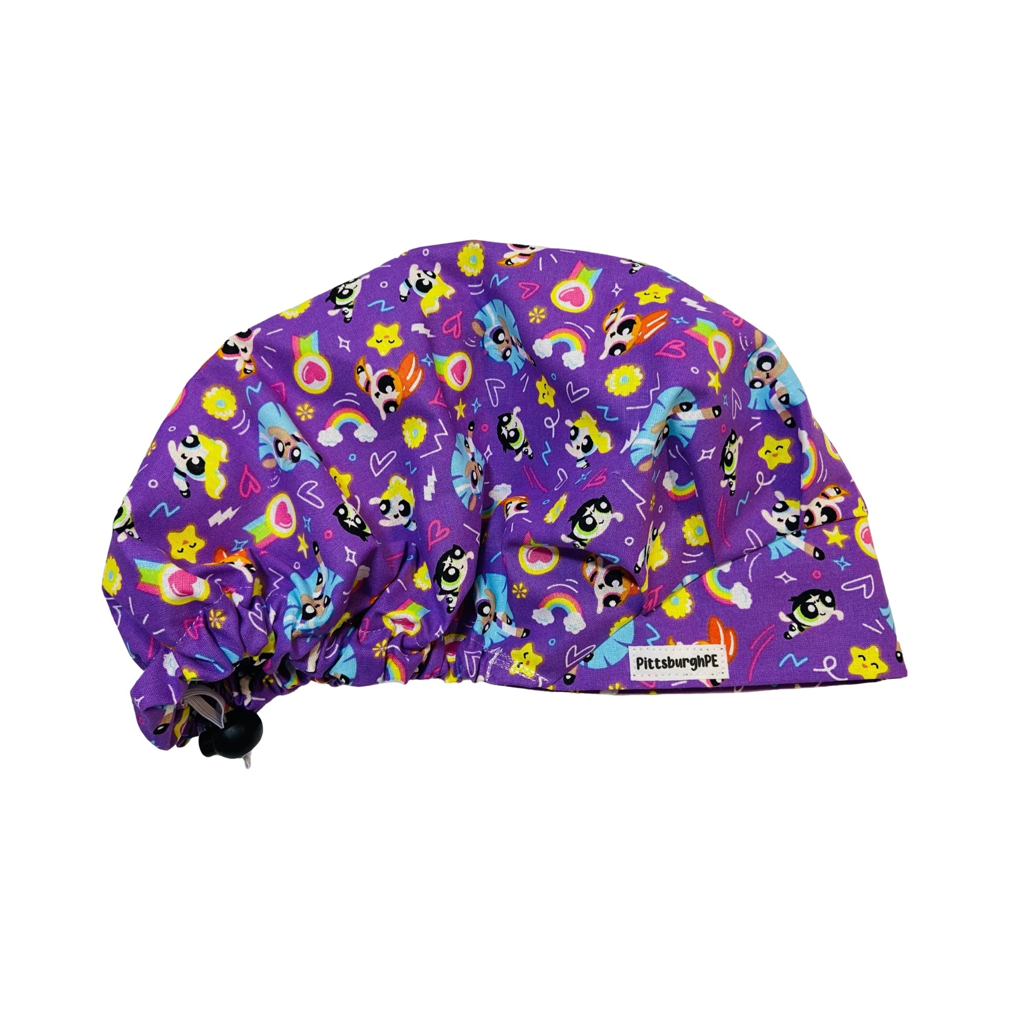 Cotton Do-rag Cap Cartoon Character Scrub Hat - Cat And Mouse Print For ...
