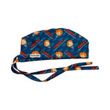 Character scrub cap (made with licensed Chucky fabric)