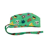 Character scrub cap (made with licensed Animal Crossing fabric)