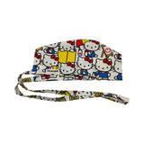 Character scrub cap (made with licensed Hello Kitty fabric)