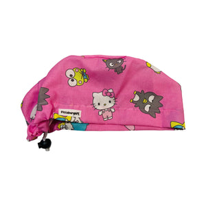 Character scrub cap (made with licensed Hello Kitty fabric)