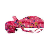 Character. scrub cap (made with licensed Lizzie McGuire fabric)