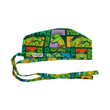 Character scrub cap (made with licensed ninja turtles fabric)