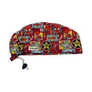 Character scrub cap (made with licensed marvel fabric)