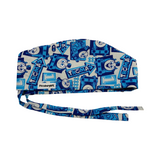 Character scrub cap ( made with licensed Thomas the train fabric)