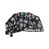 Character scrub cap (made with licensed Betty Boop fabric)