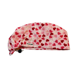 Valentine’s Day scrub cap