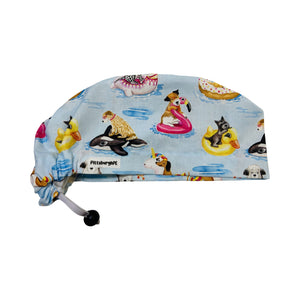 Pool. pups scrub cap