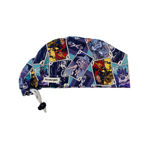 Character scrub cap (made with licensed Disney Villain fabric)