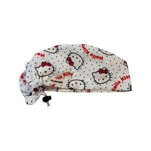 Character scrub cap (made with licensed Hello Kitty fabric)