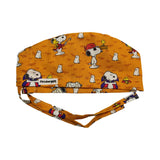 Halloween scrub cap ( made with licensed Snoopy fabric)