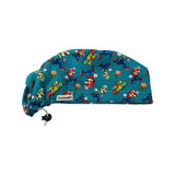 Character. scrub cap (made with licensed Mario fabric)