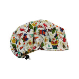 Garden gnomes scrub cap