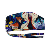 Character. scrub cap (made with licensed Disney Villain fabric)