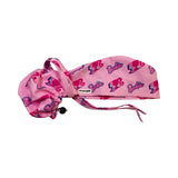Character. scrub cap (made with licensed Barbie fabric)