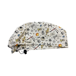 Character scrub cap (made with licensed Star Wars fabric)