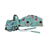 Character. scrub cap ( made with licensed Doc McStuffins fabric)