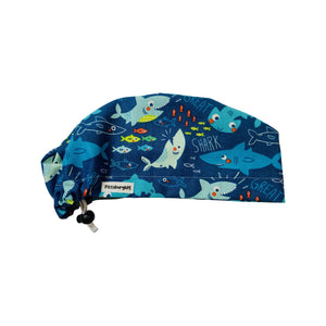 Happy. shark scrub cap